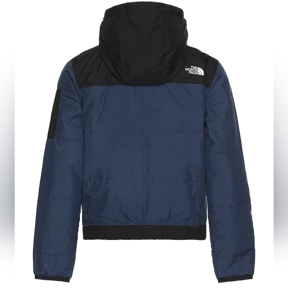 The North Face Black/Navy Highrail bomber puffer jacket sz XL - Picture 6 of 16